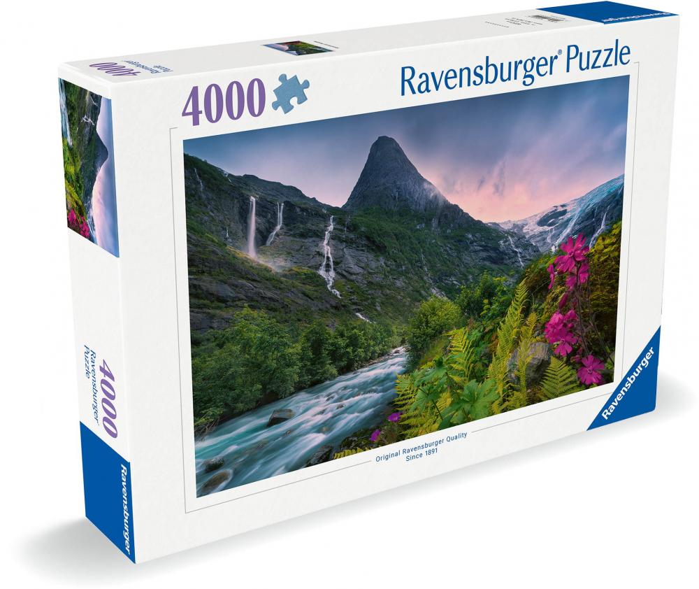 4000 Teile Ravensburger Puzzle Atemberaubende Bergstimmung 12000811