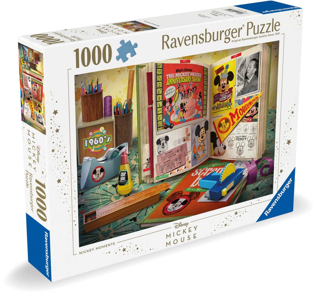 1000 Teile Ravensburger Puzzle Mickey Mouse 1960 Mickey Moments 12000842