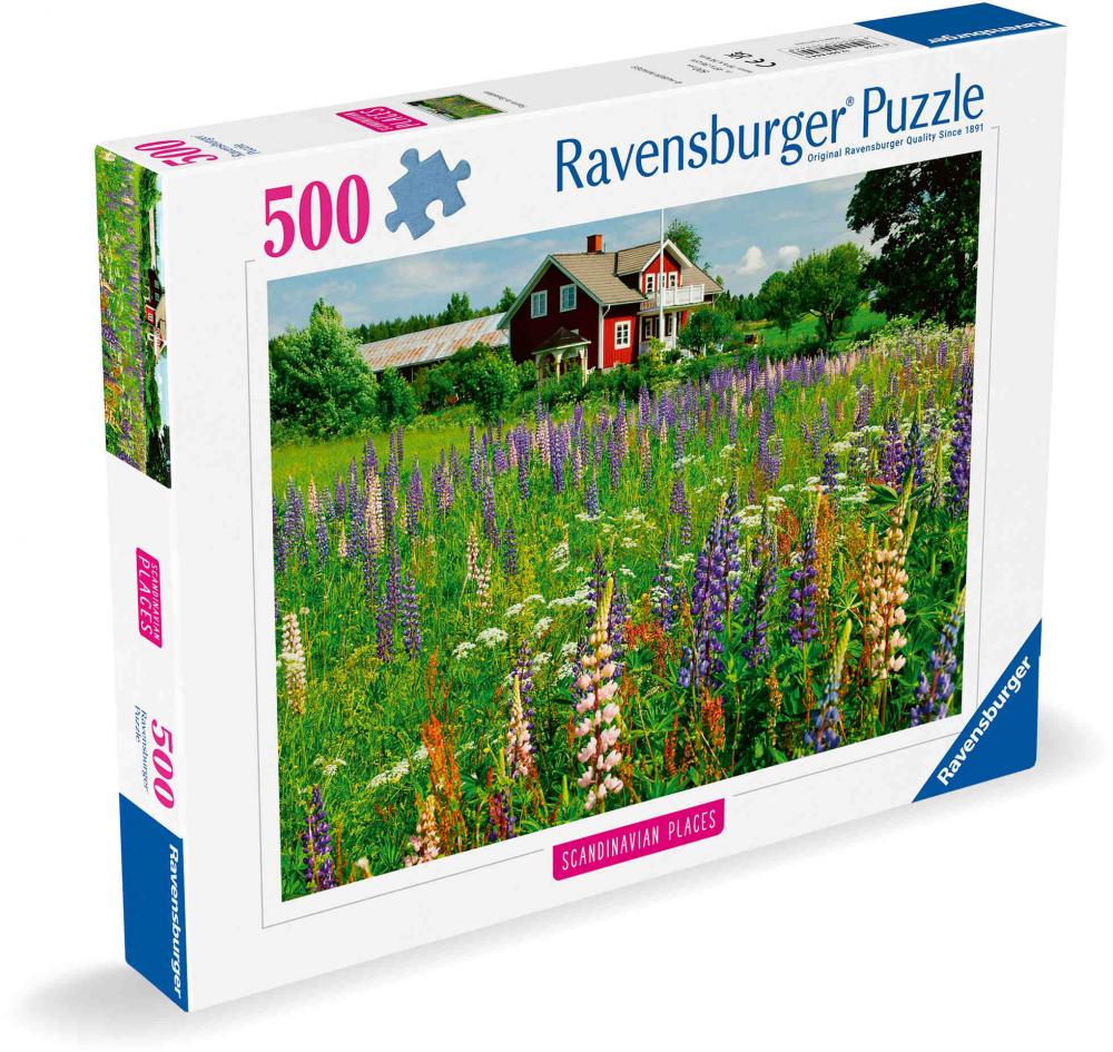 500 Teile Ravensburger Puzzle Bauernhof in Schweden 12000844