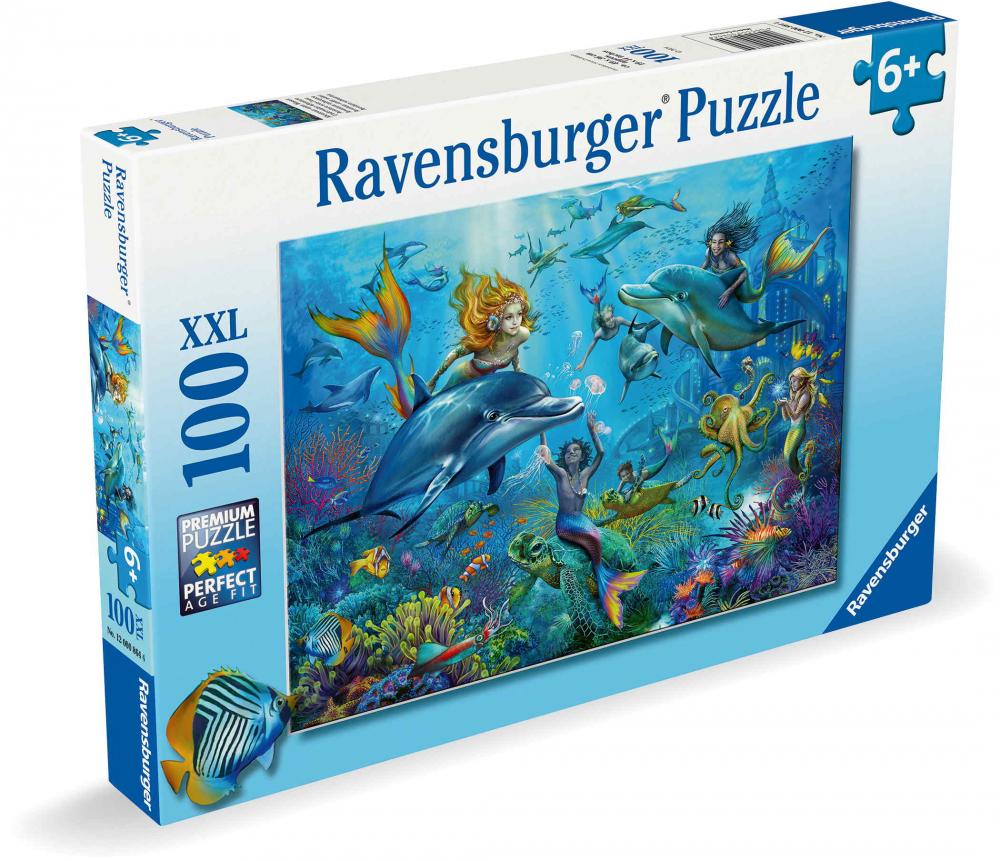 100 Teile Ravensburger Kinder Puzzle XXL Abenteuer unter Wasser 12000864