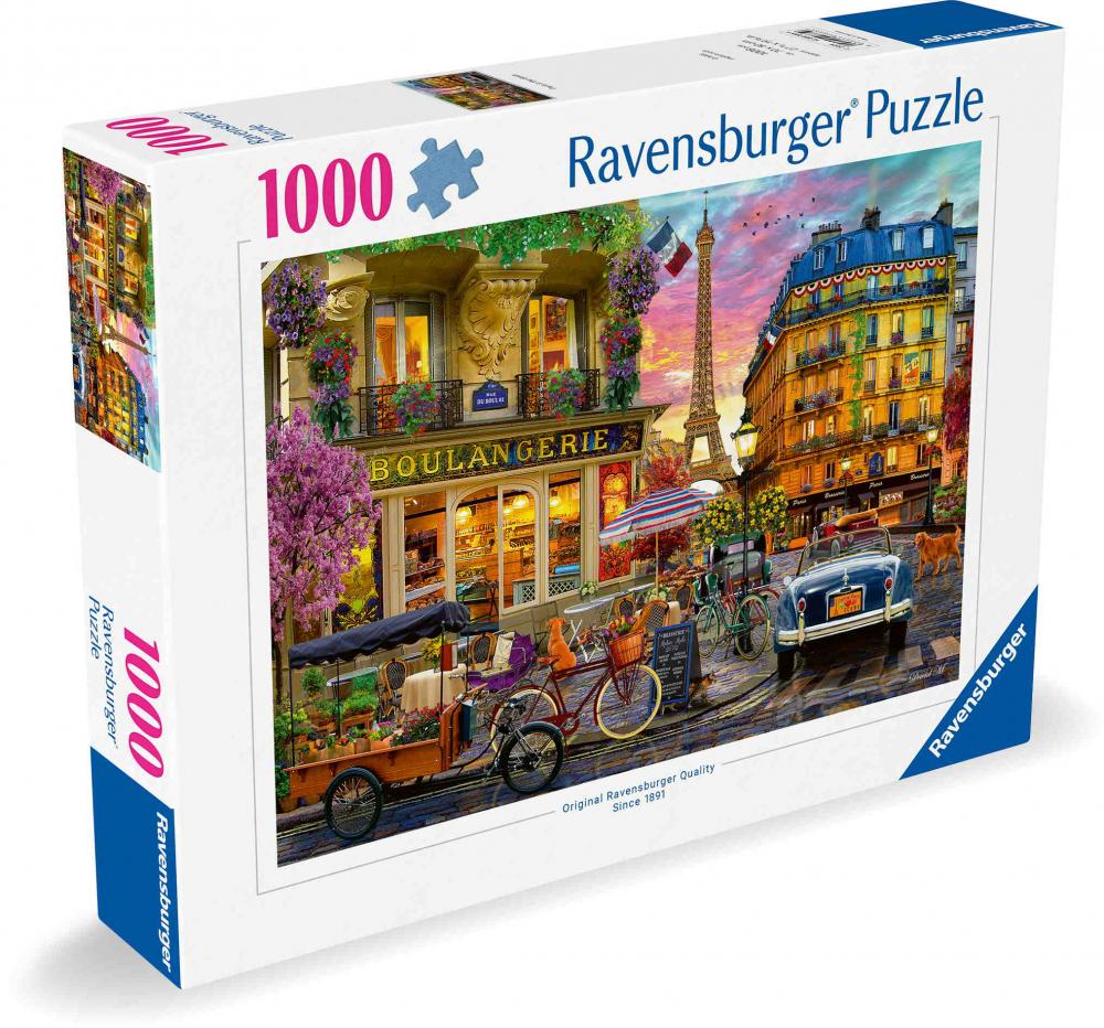 1000 Teile Ravensburger Puzzle Paris im Morgenrot 12000885