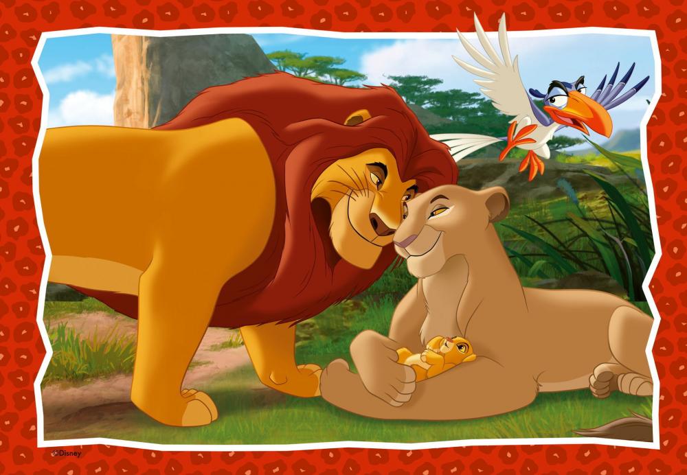 2 x 24 Teile Ravensburger Kinder Puzzle Disney Der König der Löwen Kreis des Lebens 12001029