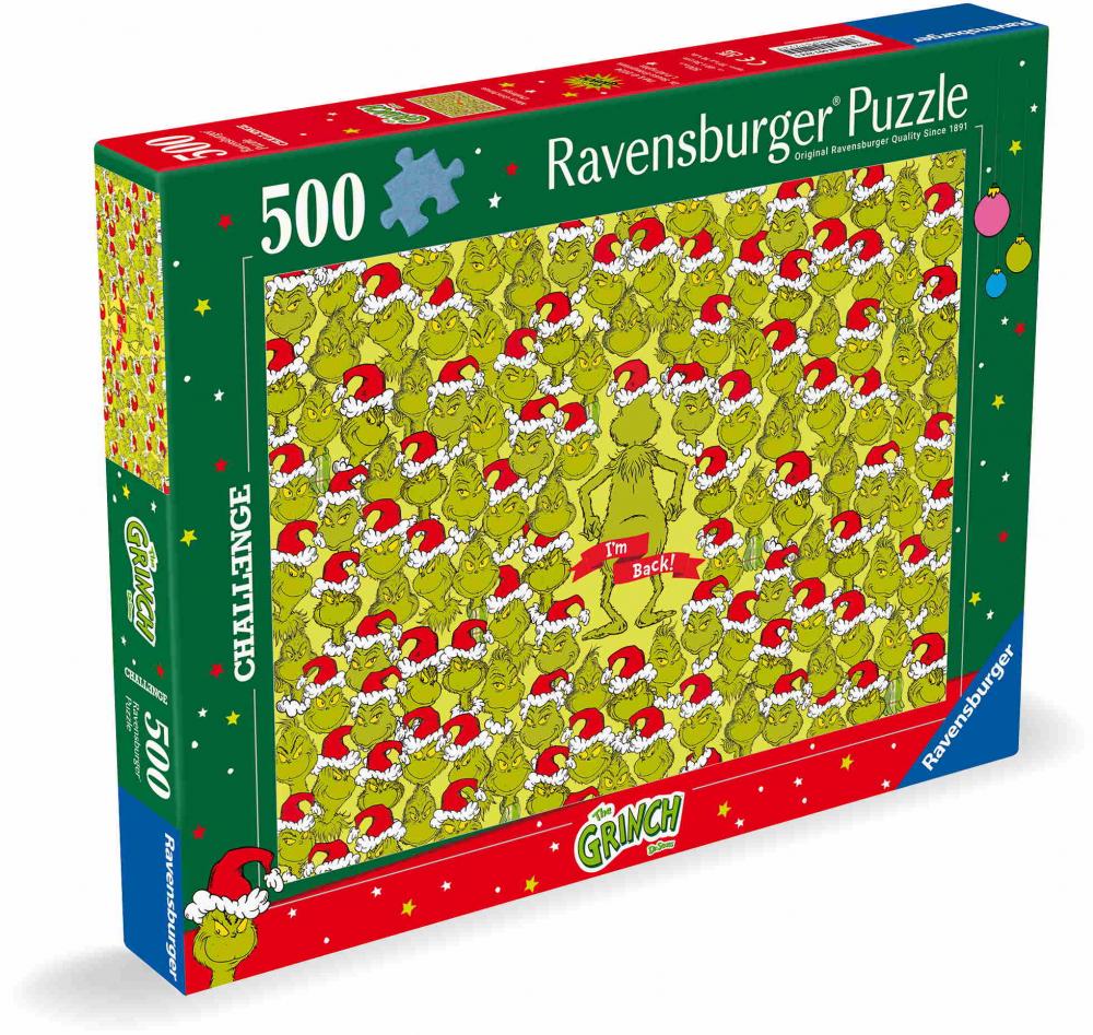 500 Teile Ravensburger Puzzle The Grinch Merry Grinchmas Challenge 12001224