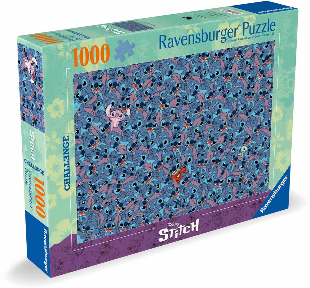 1000 Teile Ravensburger Puzzle Challenge Disney Stitch 12001265