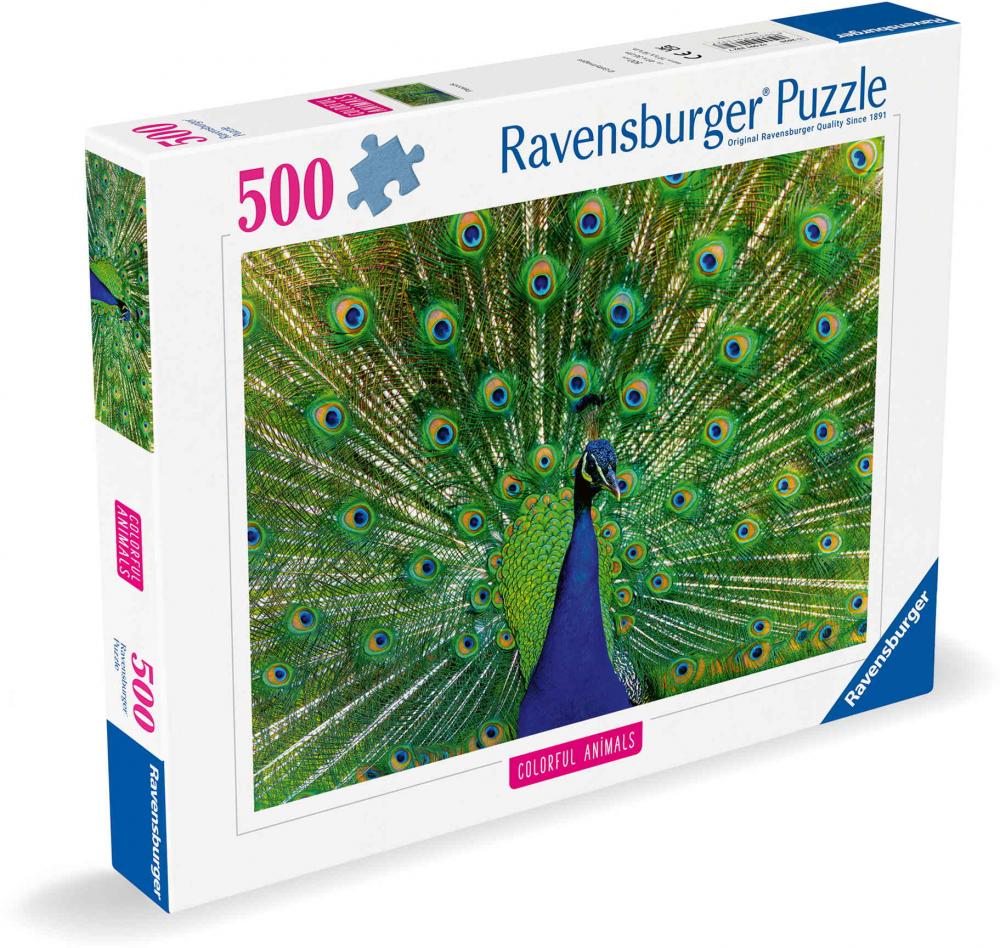 500 Teile Ravensburger Puzzle Peacock 12001332