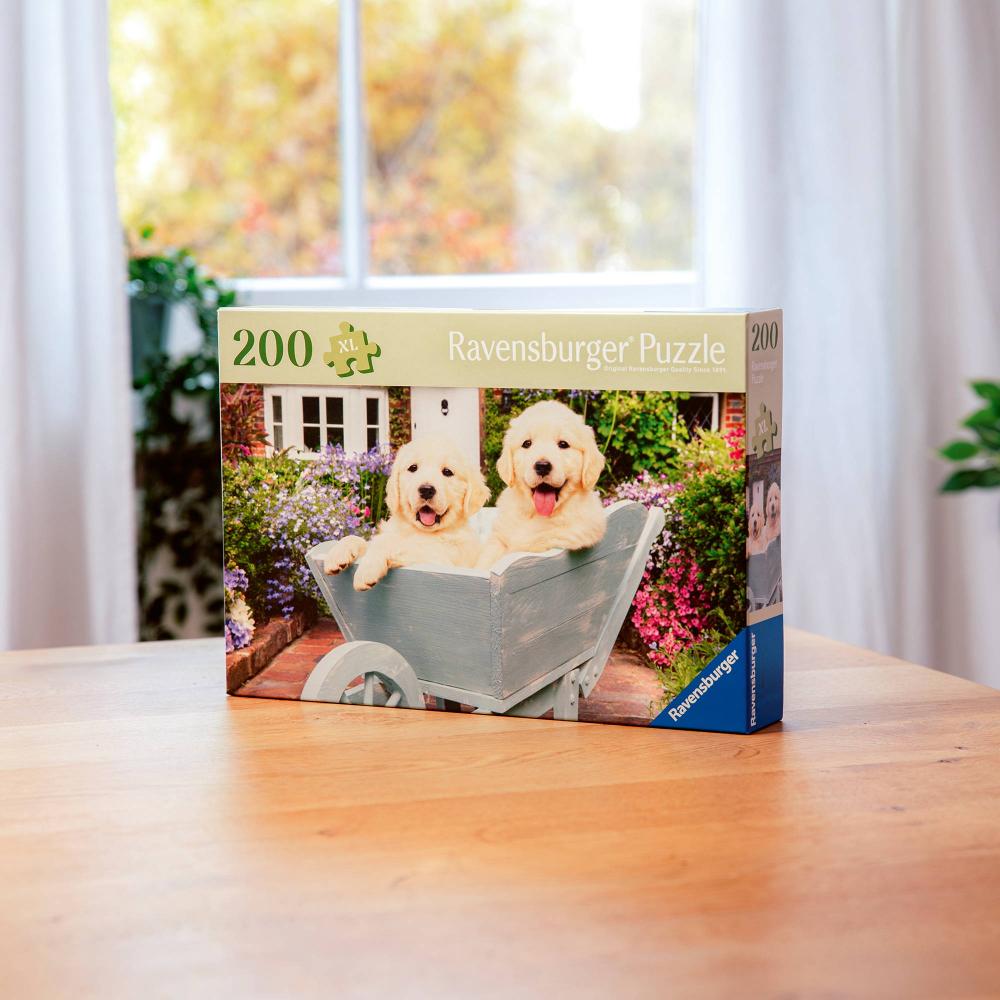 200 Teile Ravensburger Puzzle Feel & Well Golden Retriever 12001368