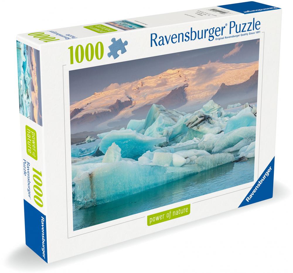 1000 Teile Ravensburger Puzzle Power of Nature Jökulsarlon Iceland 12001394