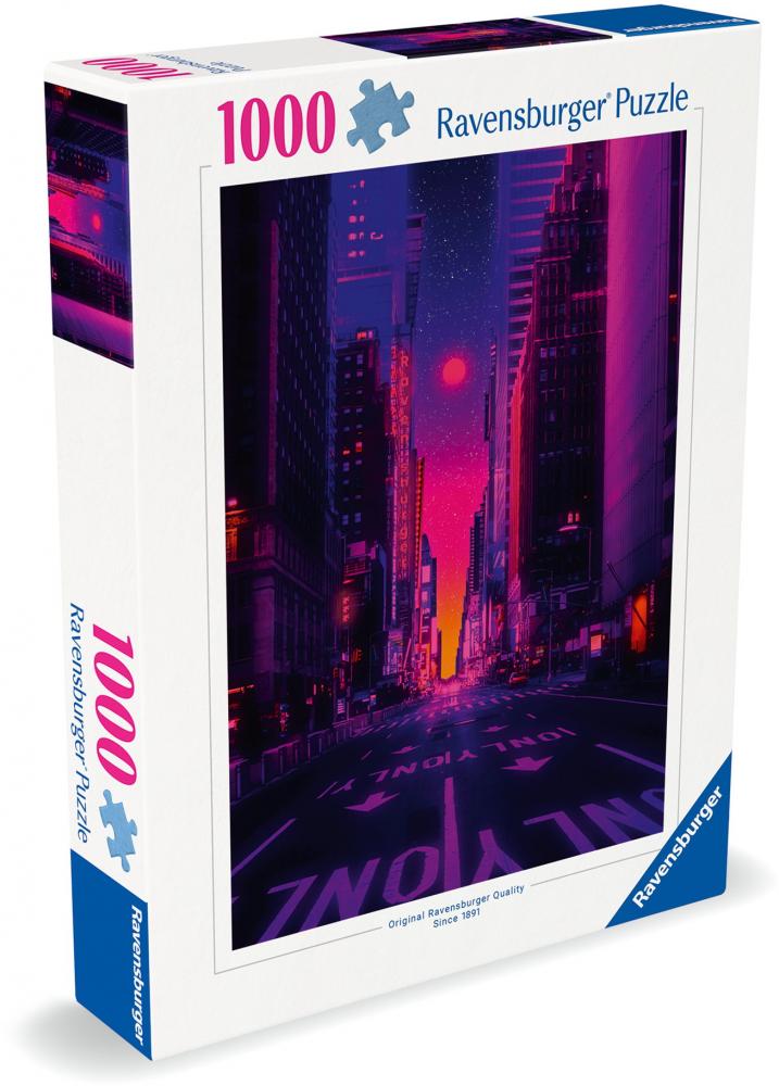 1000 Teile Ravensburger Puzzle New York in Neon 12001436