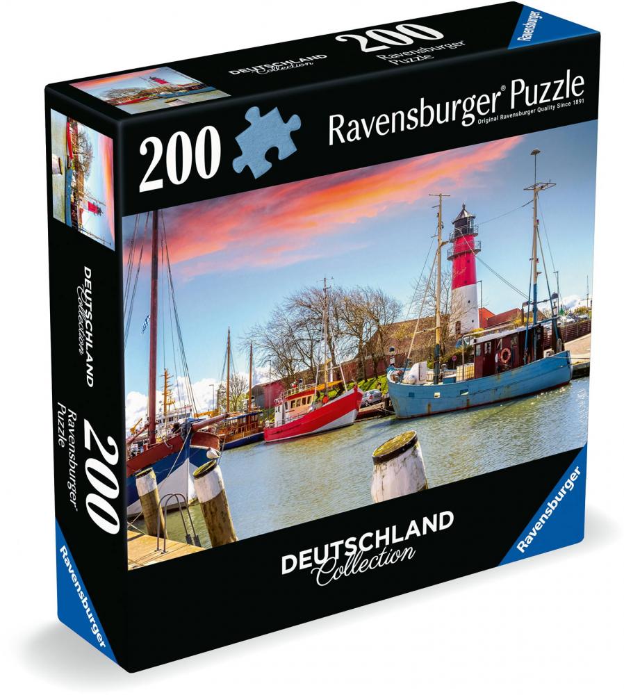 200 Teile Ravensburger Puzzle Moment Der Hafen von Büsum 12001476