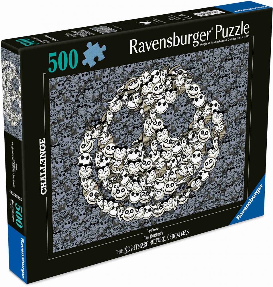 500 Teile Ravensburger Puzzle Disney Nightmare Before Christmas King Of Fright Challenge 12001501