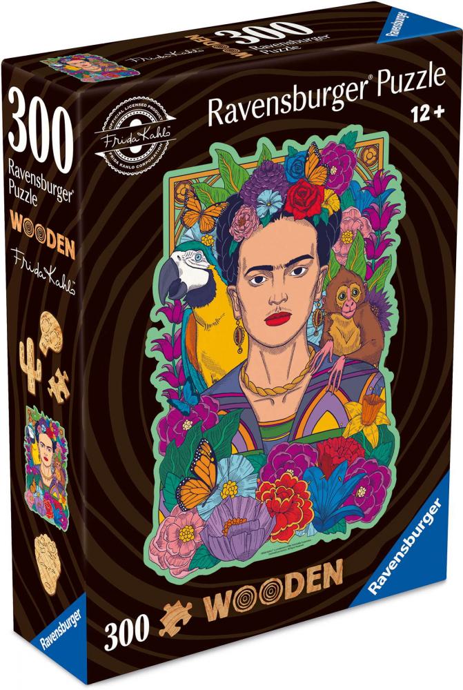 300 Teile Ravensburger Puzzle Wooden Holz Frida Kahlo 12001540