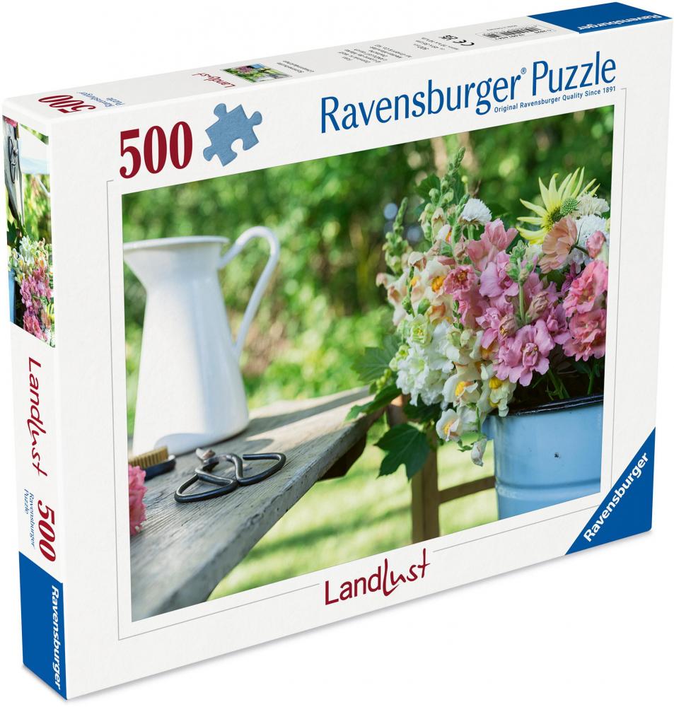 500 Teile Ravensburger Puzzle Landlust Sommerbunte Löwenmäulchen 12001634