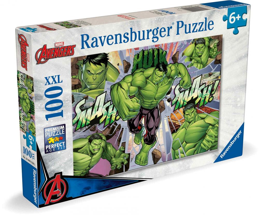 100 Teile Ravensburger Kinder Puzzle XXL Marvel Avengers Der unglaubliche Avenger 12004119