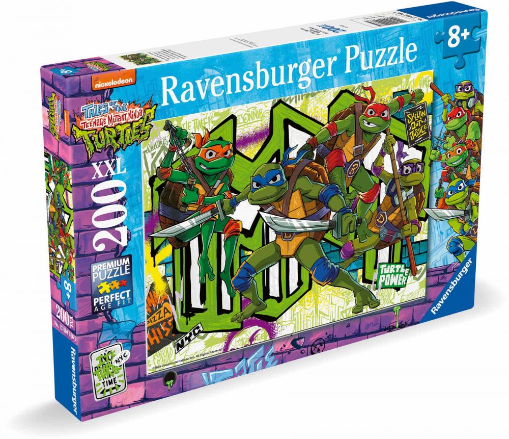 200 Teile Ravensburger Kinder Puzzle XXL Teenage Mutant Ninja Turtles Die unbesiegbaren 12004166