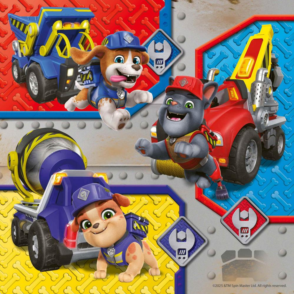 3 x 49 Teile Ravensburger Kinder Puzzle Paw Patrol Arbeitsfahrzeuge 12004168