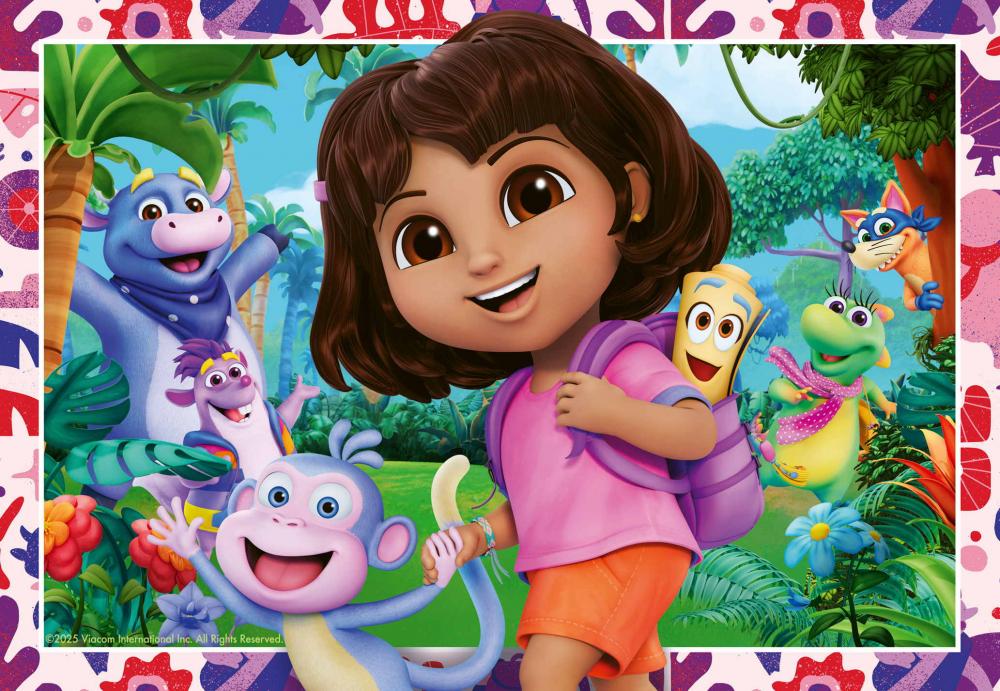 2 x 24 Teile Ravensburger Kinder Puzzle Dora the Explorer 12004199