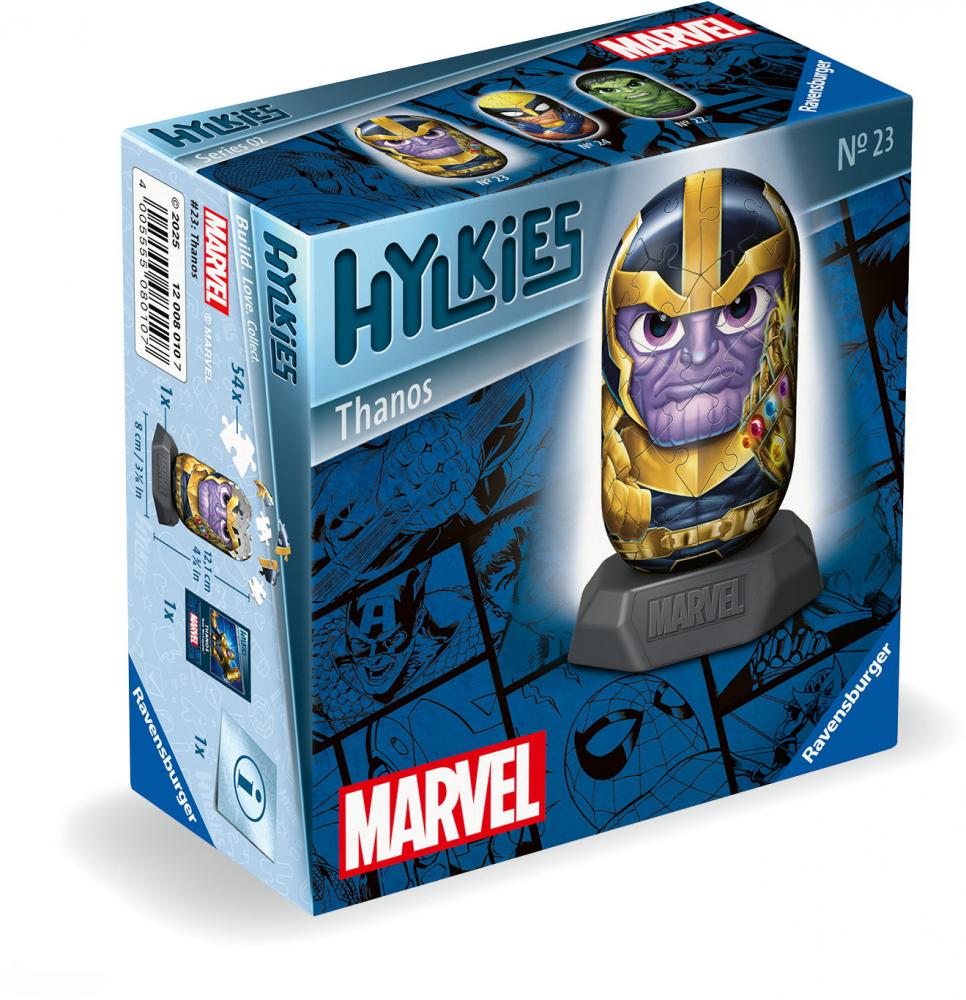 54 Teile Ravensburger 3D Puzzle Hylkies Marvel Heroes Thanos Sammelfigur 12008010