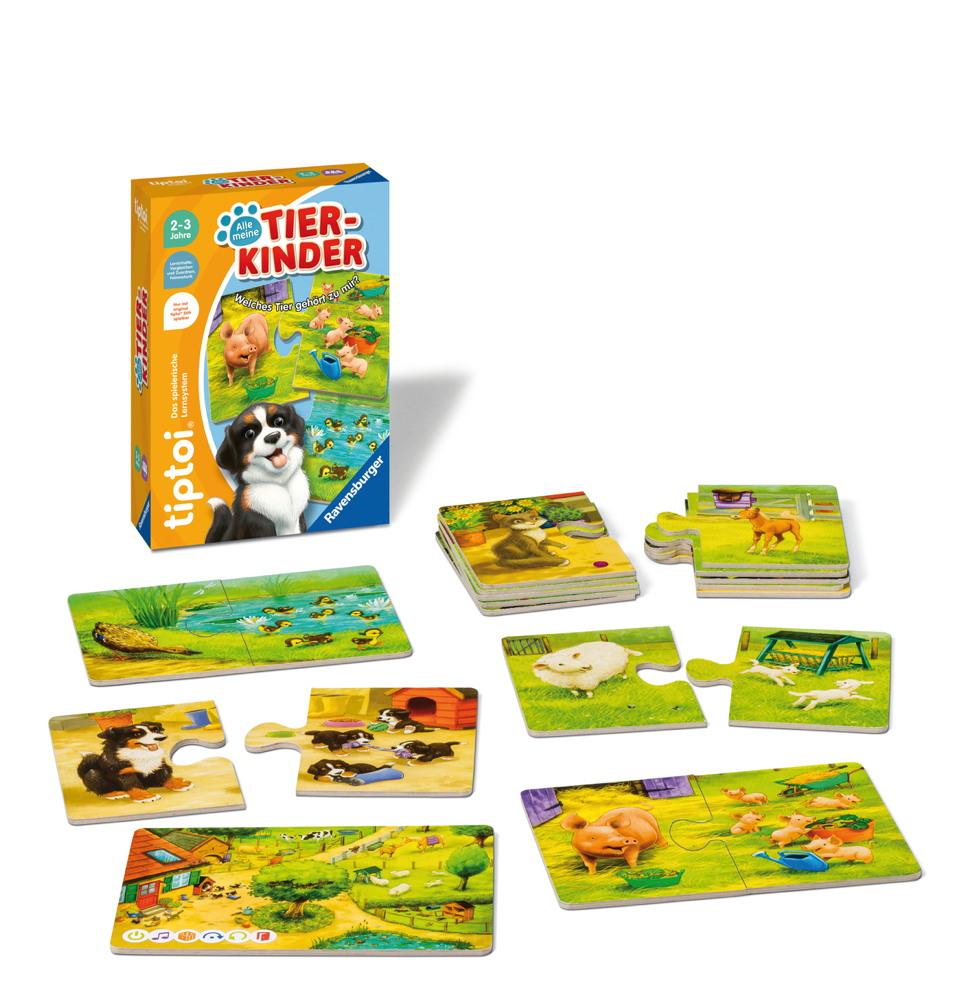 Ravensburger tiptoi Lernspiel Alle meine Tierkinder 00108