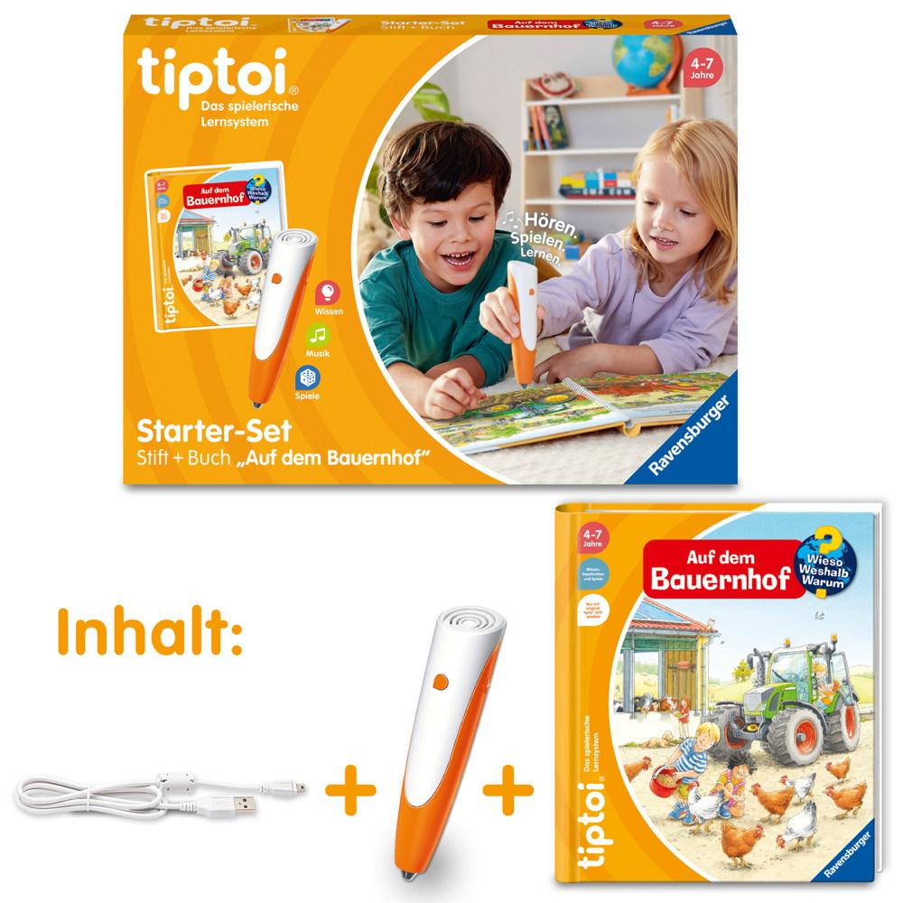 Ravensburger tiptoi Starter-Set Stift und Buch Auf dem Bauernhof 00114