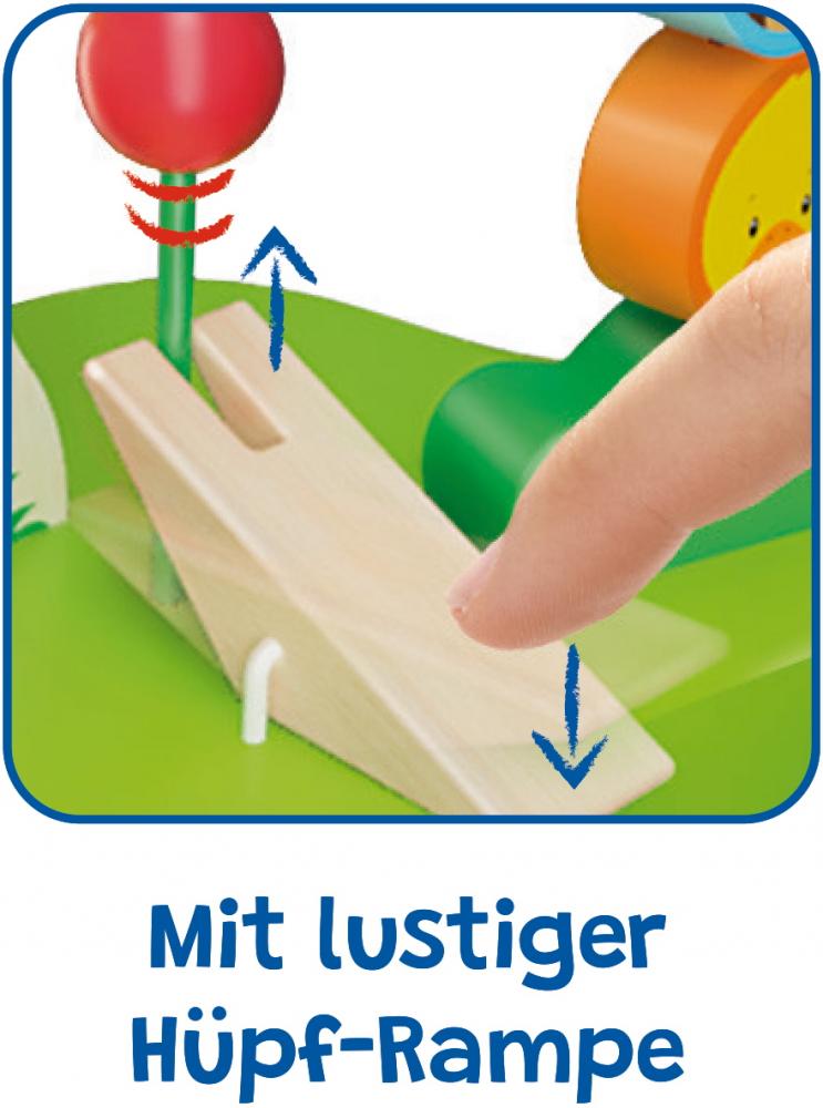 Ravensburger ministeps Kleinkindwelt Spielzeug Pelles putzmuntere Motorikschleife 04579