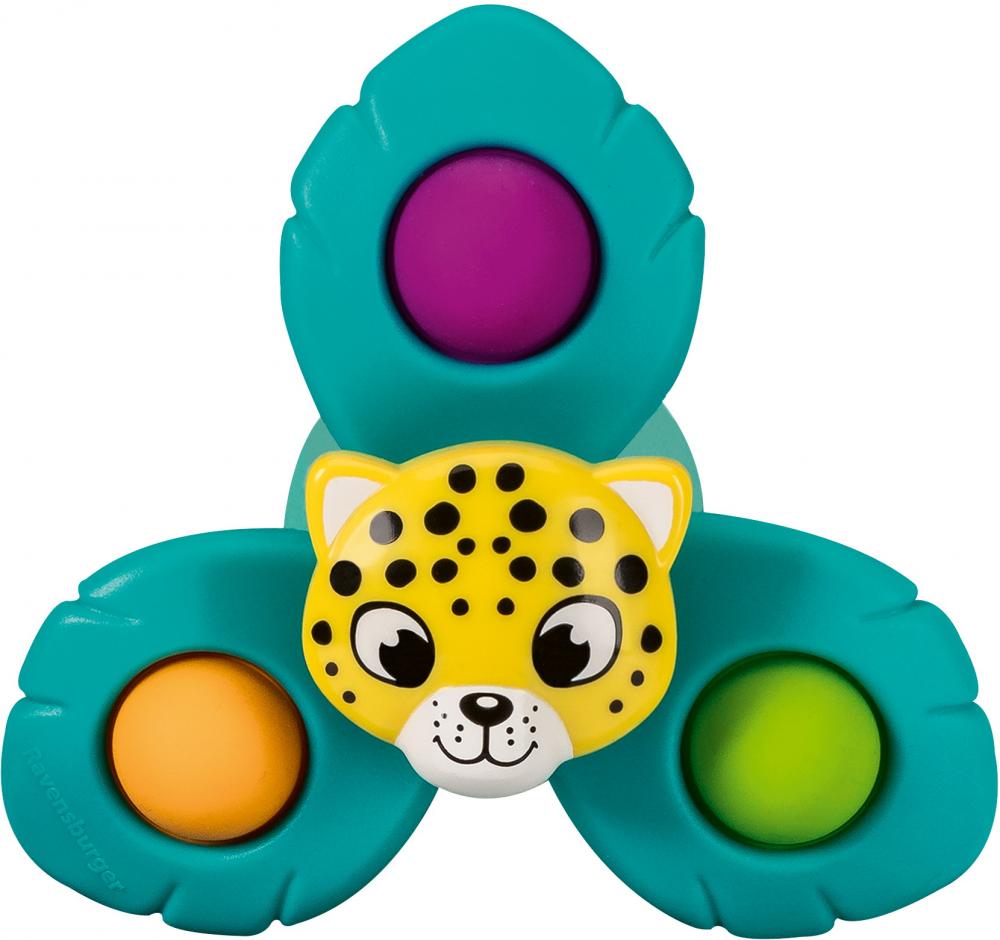 Ravensburger Babywelt Motorikspielzeug Play+ Pop-it Spinner Leopard 04868