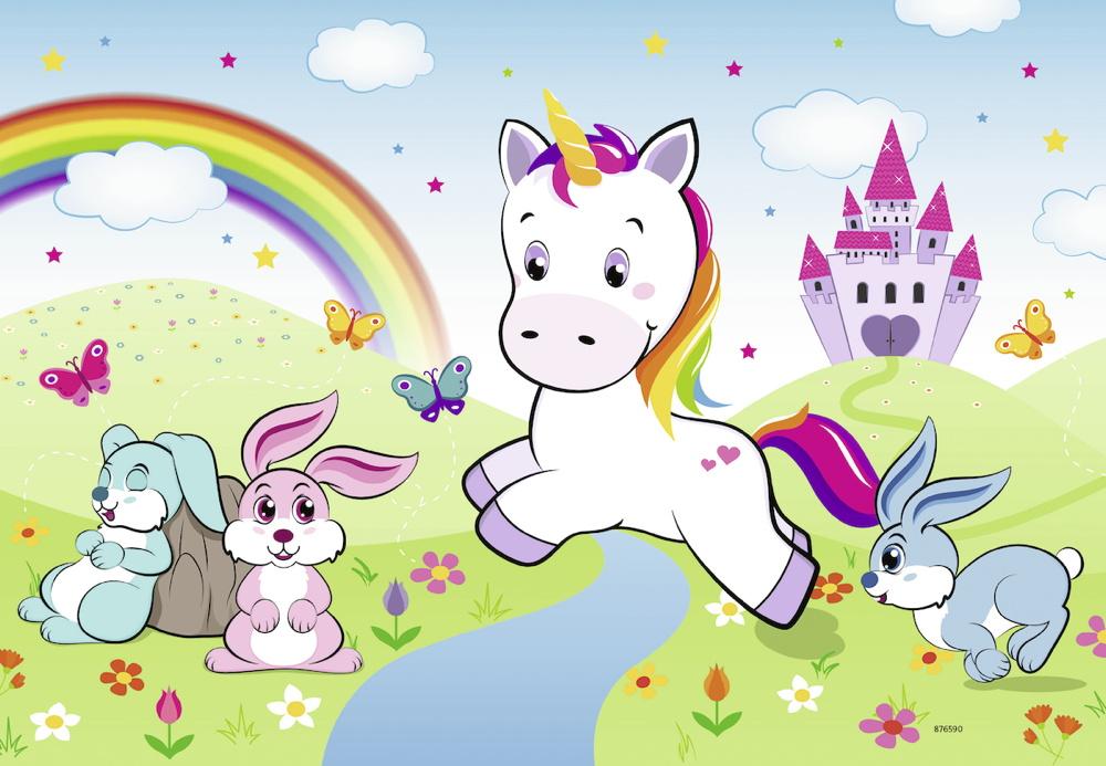 2 x 24 Teile Ravensburger Kinder Puzzle Märchenhaftes Einhorn 07828