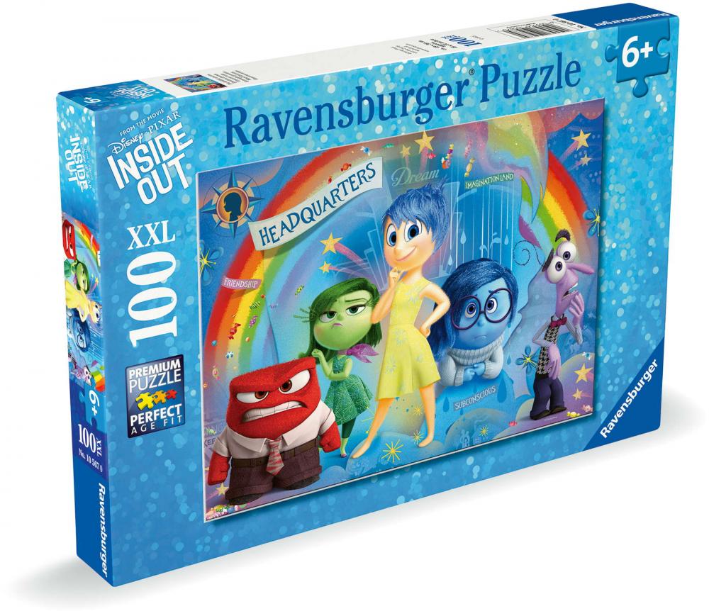 100 Teile Ravensburger Kinder Puzzle XXL Disney Pixar Alles steht Kopf Inside Out 10567