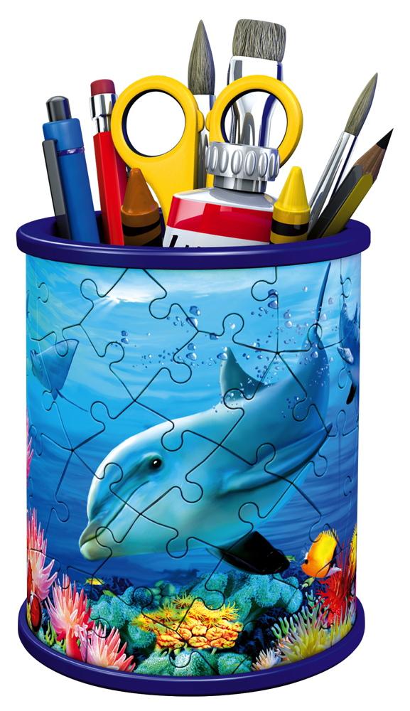 54 Teile Ravensburger 3D Puzzle Utensilo Unterwasserwelt 11176