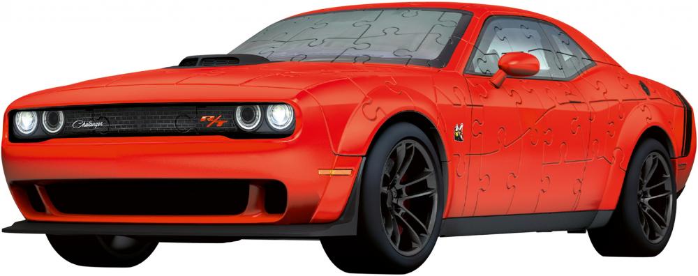 108 Teile Ravensburger 3D Puzzle Auto Dodge Challenger RT Scat Pack Widebody 11284