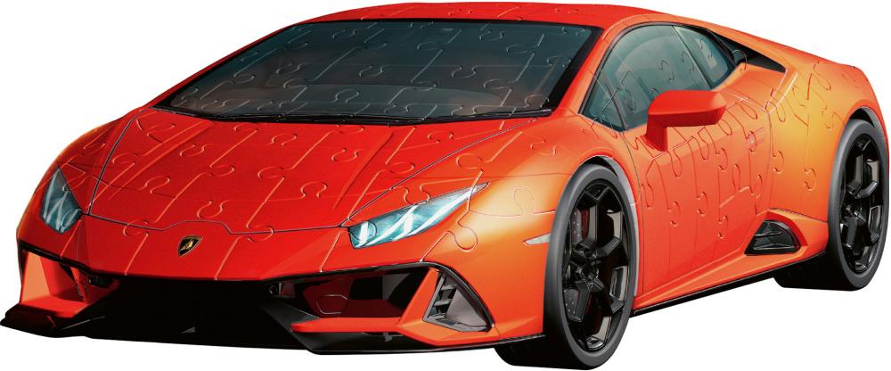 108 Teile Ravensburger 3D Puzzle Auto Lamborghini Huracán EVO Arancio 11571