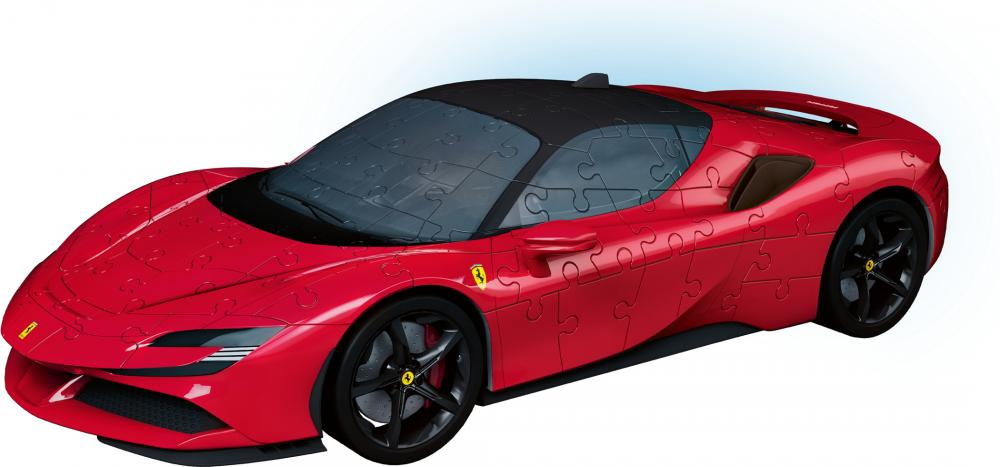 108 Teile Ravensburger 3D Puzzle Auto Ferrari SF 90 Stradale 11576