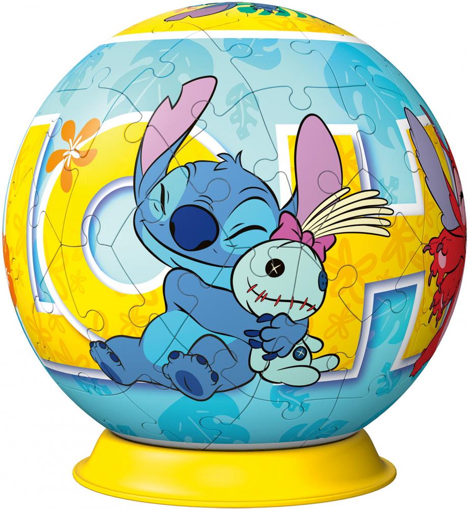 72 Teile Ravensburger 3D Puzzle Ball Disney Stitch 11596