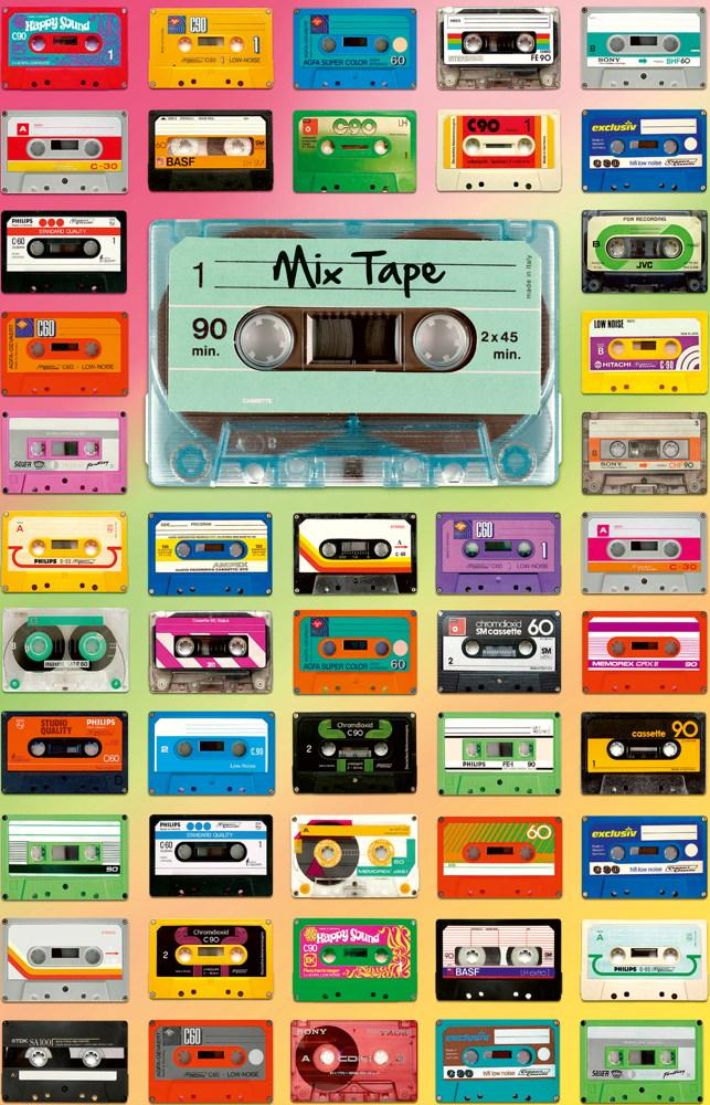 200 Teile Ravensburger Puzzle Moments Mix Tape Relax Enjoy 12962