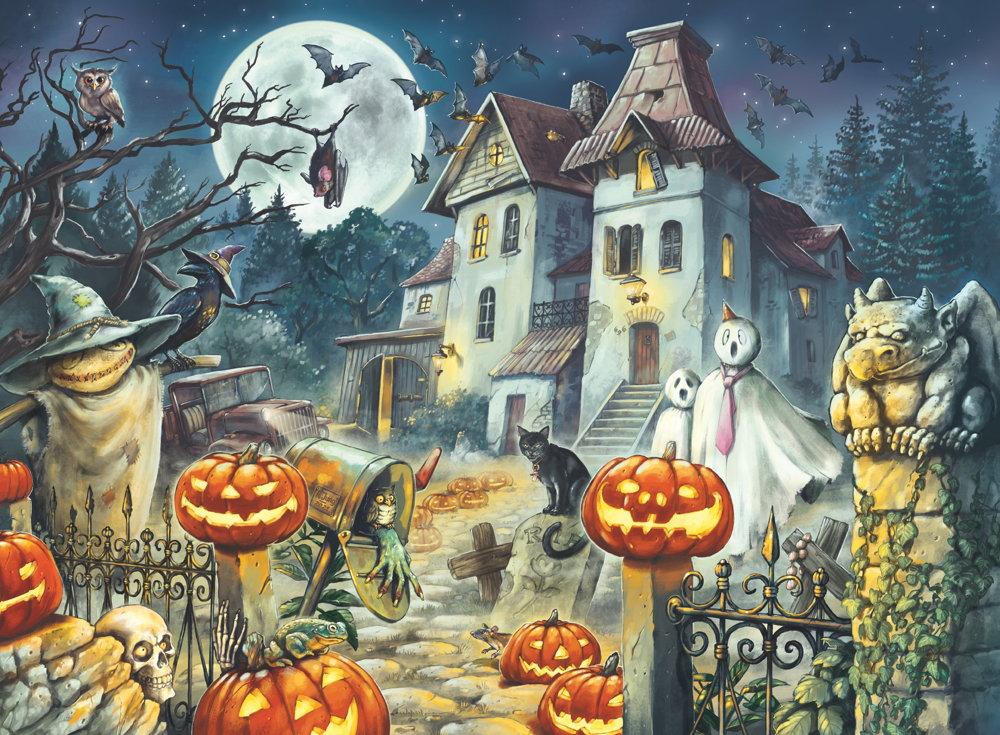 300 Teile Ravensburger Kinder Puzzle XXL Das Halloweenhaus 13264