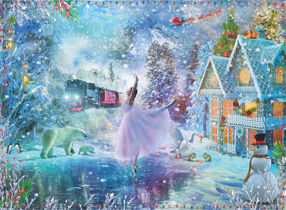 300 Teile Ravensburger Kinder Puzzle XXL Winterwunderland 13299