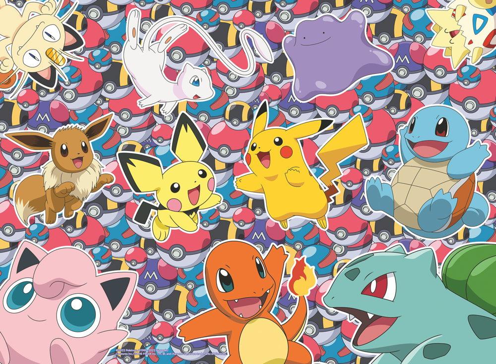 100 Teile Ravensburger Kinder Puzzle XXL Pokémon Bereit zu kämpfen! 13338