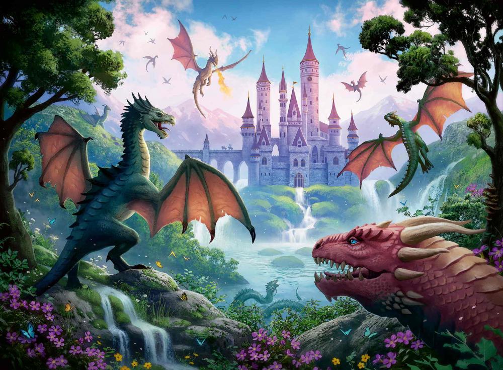 300 Teile Ravensburger Kinder Puzzle XXL Magischer Drache 13356