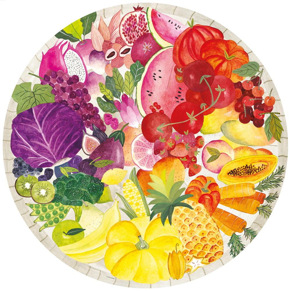 500 Teile Ravensburger Puzzle Circle of Colors Fruits & Vegetables 17169