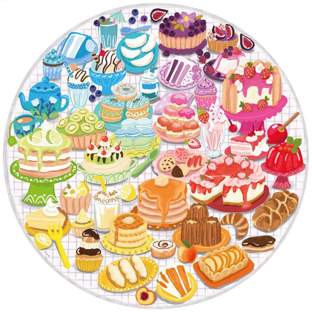 500 Teile Ravensburger Puzzle Circle of Colors Desserts & Pastries 17171