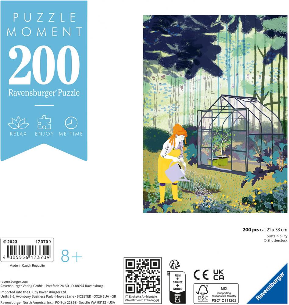 200 Teile Ravensburger Puzzle Moment Sustainibility 17370