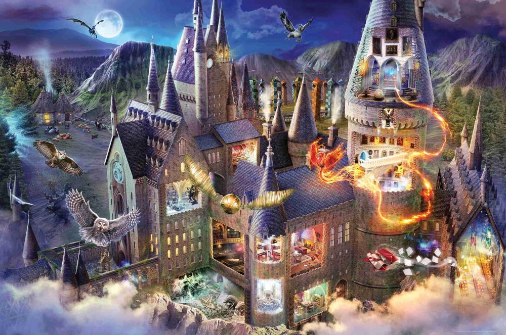 3000 Teile Ravensburger Puzzle Harry Potter Hogwarts Interior 17561