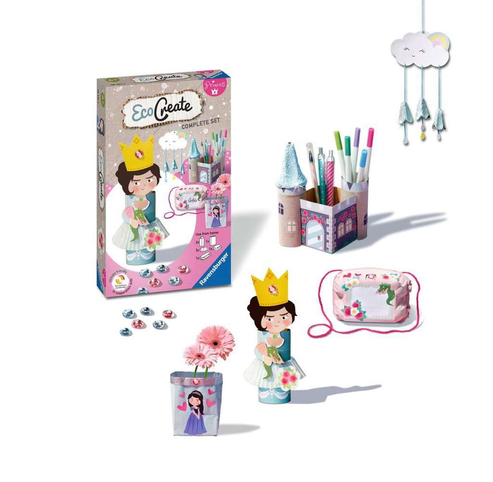 Ravensburger Upcycling Basteln EcoCreate Mini Princess Prinzessin 18131