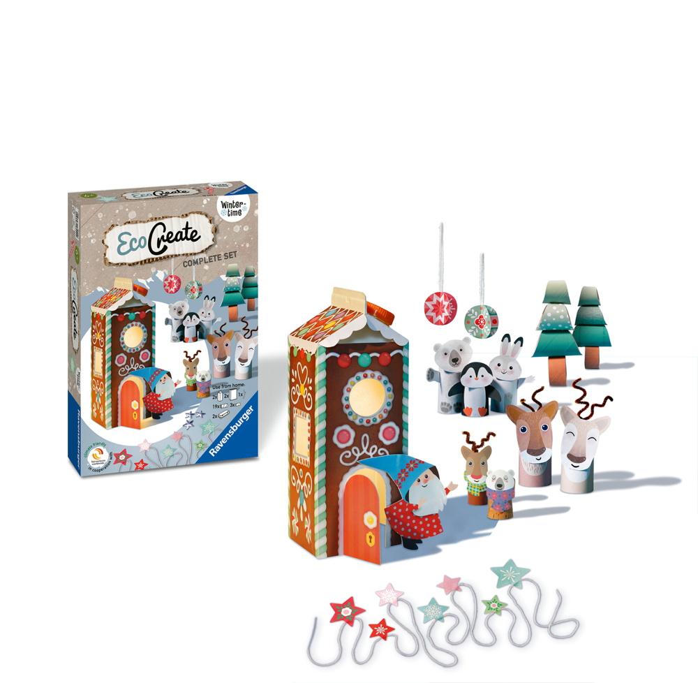 Ravensburger Upcycling Basteln EcoCreate Midi Wintertime 18442