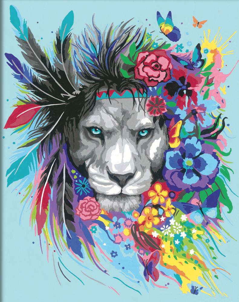 Ravensburger Malen nach Zahlen CREART Trend Serie C Boho Lion 20130