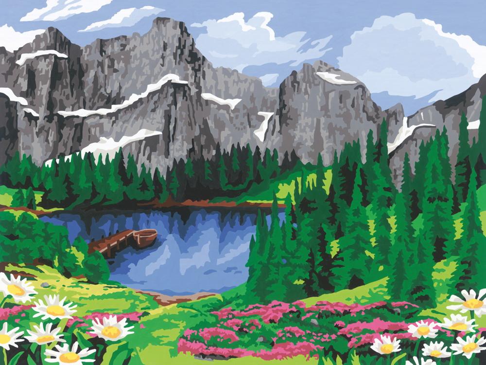 Ravensburger Malen nach Zahlen CREART Premium Serie B Mountain View 20155