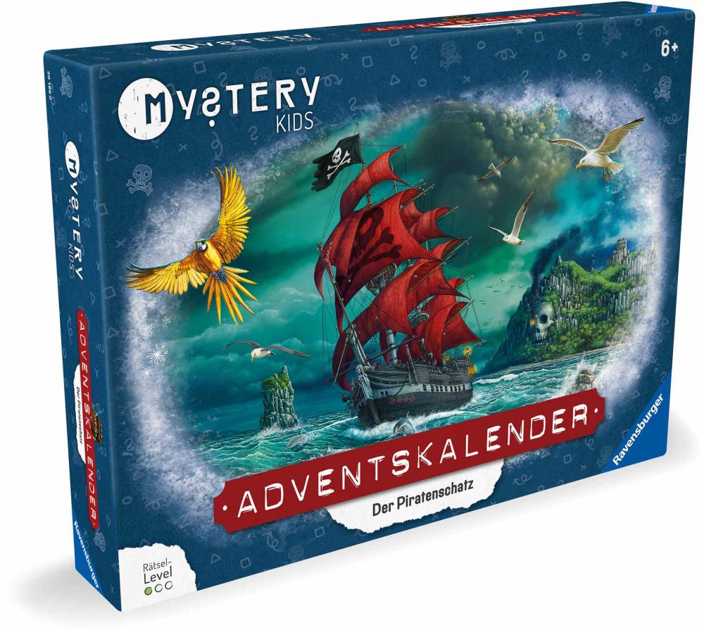 Ravensburger Mystery kids Adventskalender Der Piratenschatz ab 6 Jahren 20186