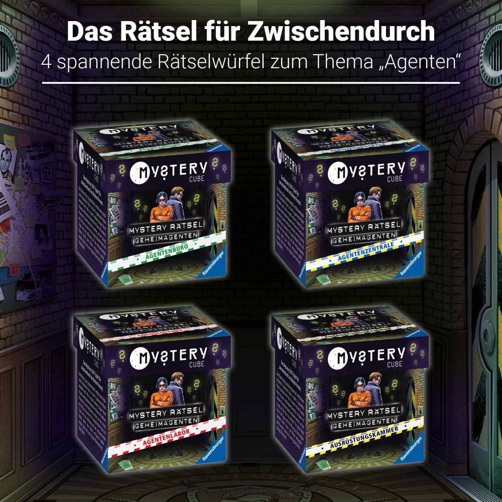 Ravensburger Familienspiel Exit Cube Mystery Cube Das Agentenausrüstungslager 20228