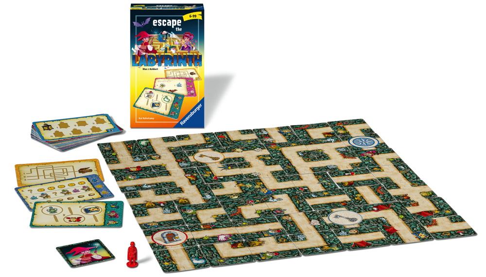 Ravensburger Mitbringspiel Quiz- & Wissenspiel Escape the Labyrinth 20543