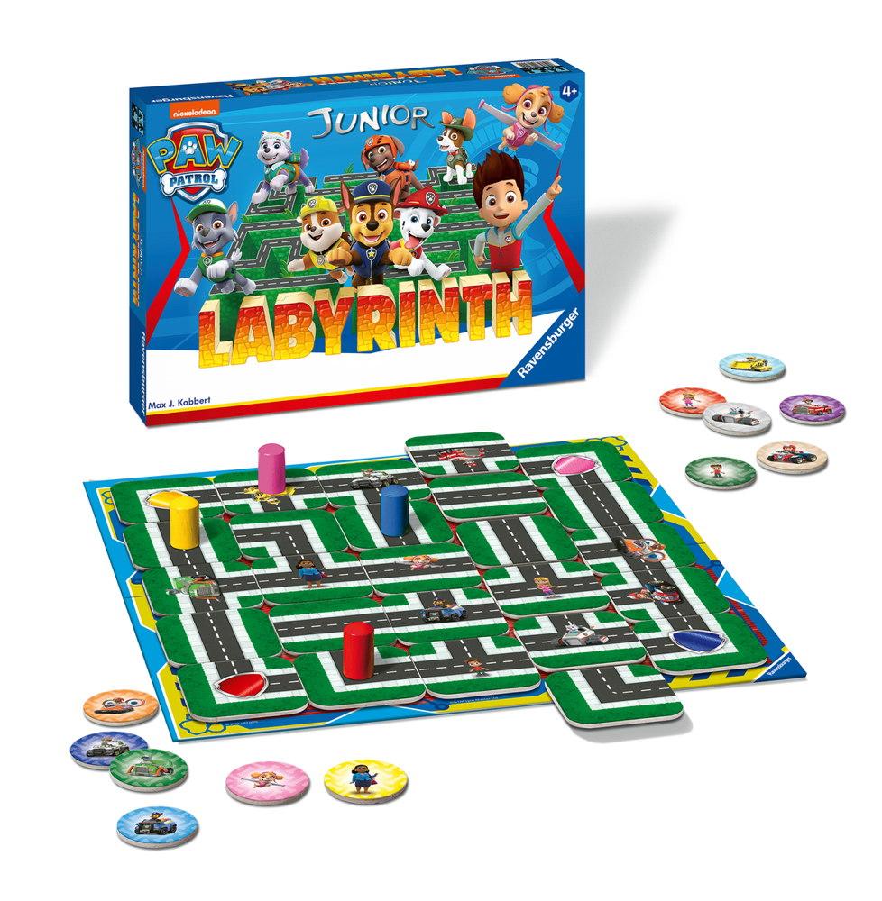 Ravensburger Kinderspiel Such- und Schiebespiel Paw Patrol Junior Labyrinth 20799