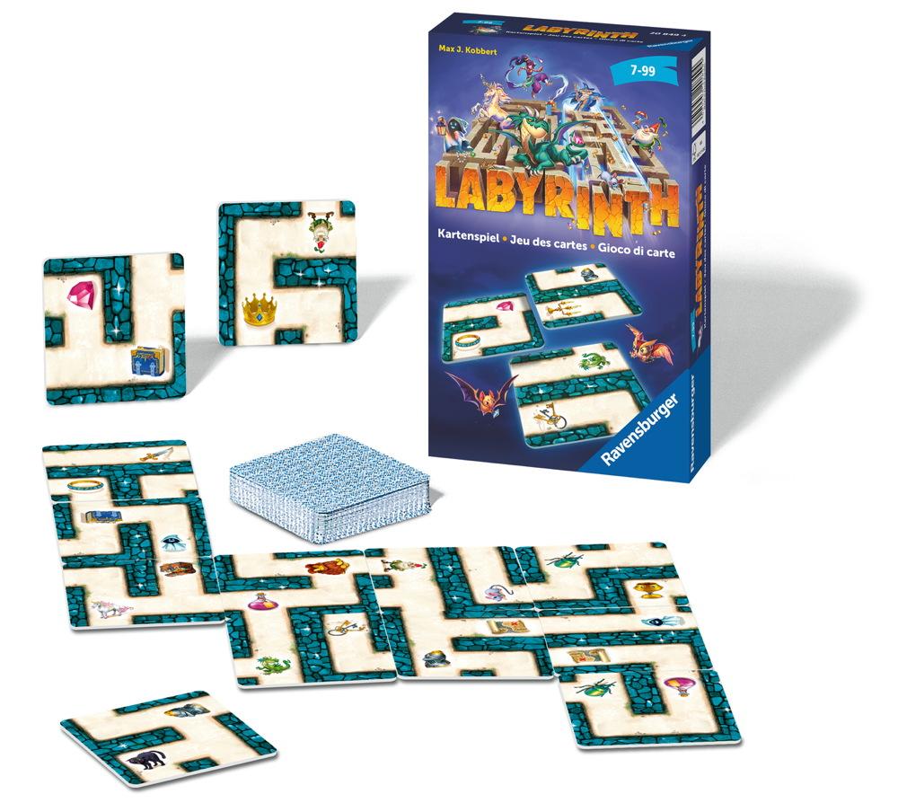 Ravensburger Mitbringspiel Kartenspiel Labyrinth Kartenspiel 20849